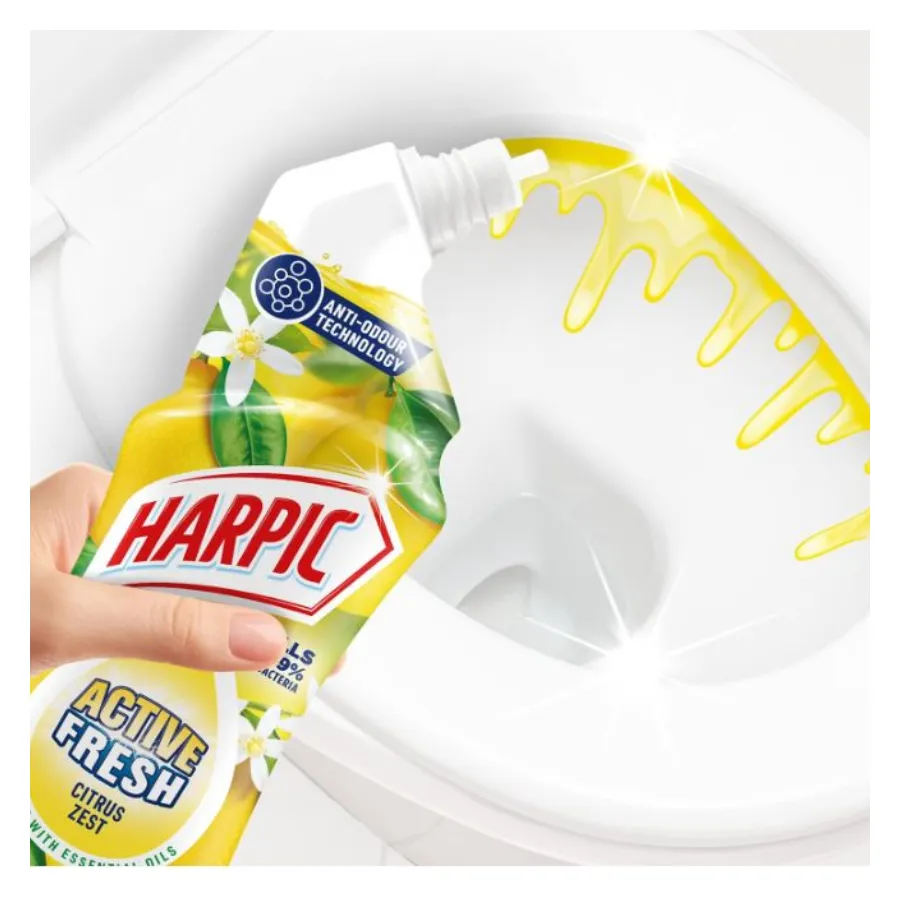 Harpic Active Cleaning Gel Citrus (750ml) 2 x $5.50 - Imagen 2