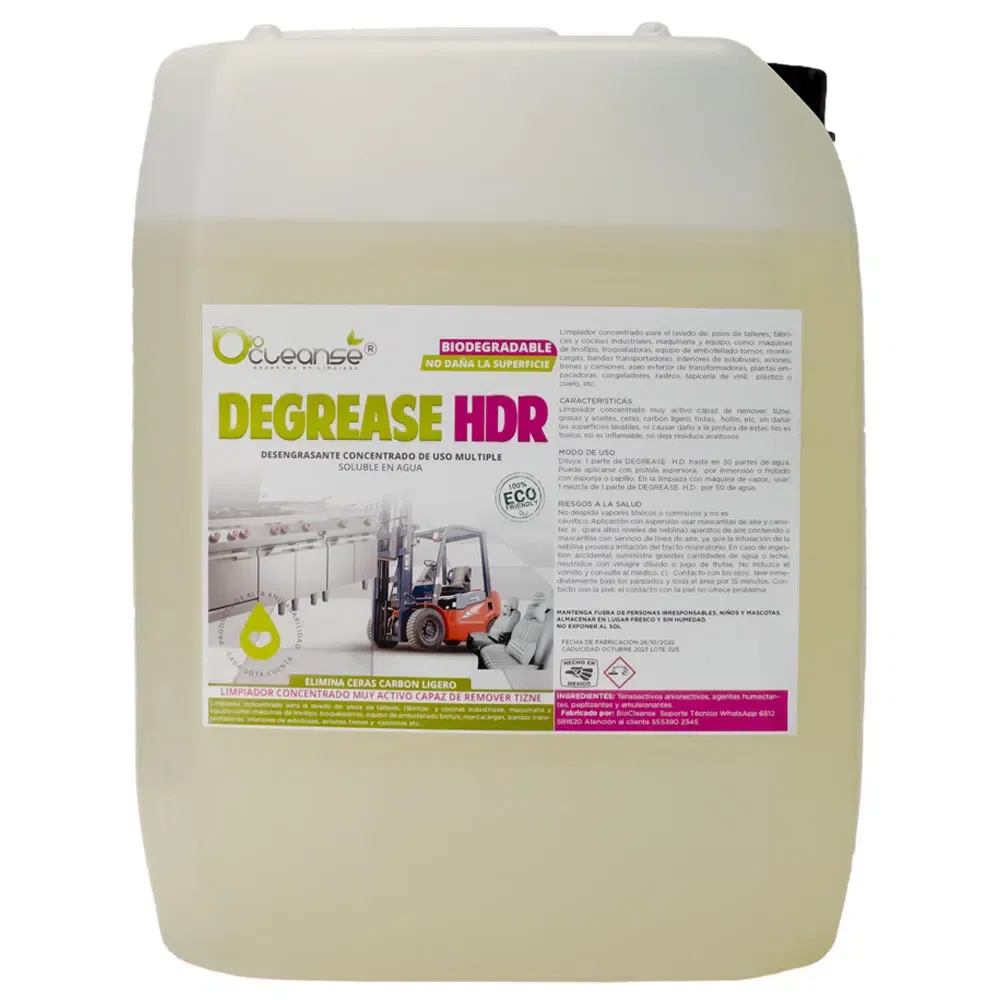 DEGREASE H.D. R. | Desengrasante de grasa mineral biodegradable