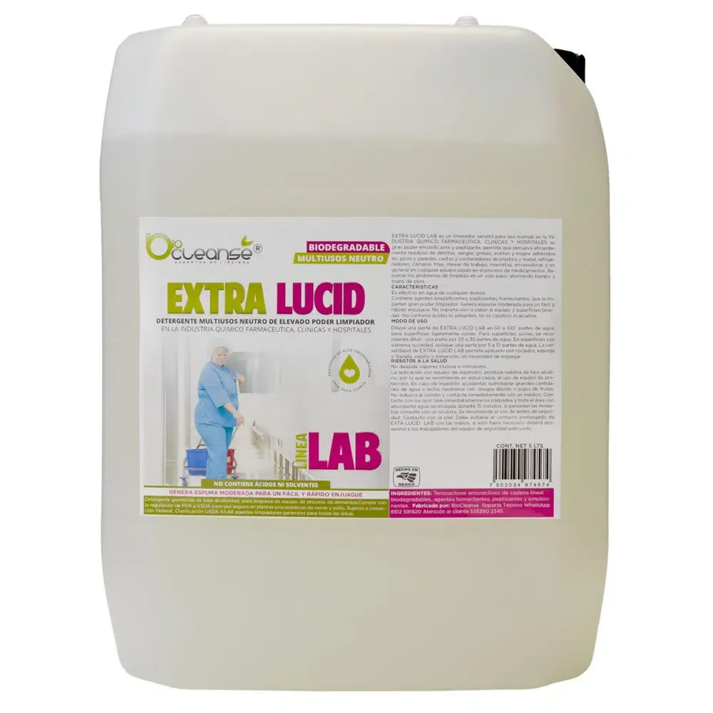 EXTRA LUCID LAB | Detergente para laboratorio