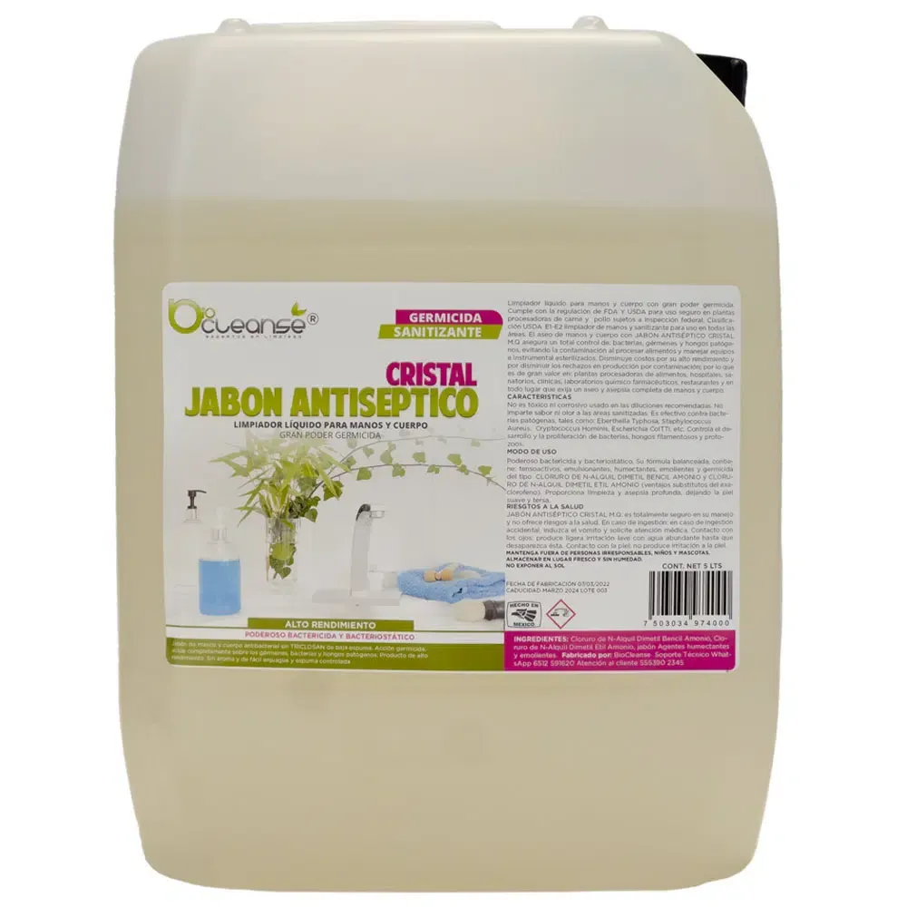 Jabón antiséptico industrial