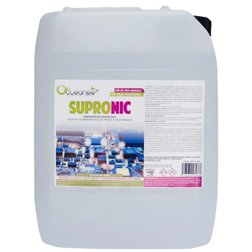 SUPRONIC | Limpiador de componentes electrónicos