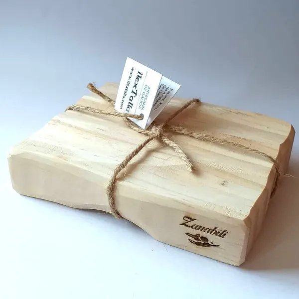 Jabonera de madera artesanal